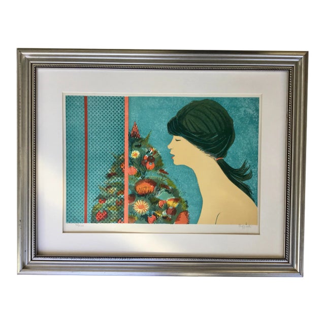 Vintage Lithograph by Giulio Vito Poggiali For Sale