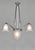 MAYNADIER A rare French 1930 art deco chandelier in nickel plated solid brass or bronze by Maynadier. Pierre Maynadier had...