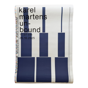 Karel Martens – Unbound (2025),Exhibition Poster, Dutch Design, Printed in Netherlands
