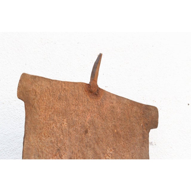 Monumental Rare Central African Currency Blade For Sale In Los Angeles - Image 6 of 8