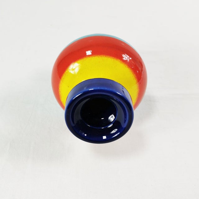 Bauhaus Ceramic Vase by Georg Schmider for Zeller Keramik, Germany, 1950s For Sale - Image 11 of 12