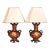 Pair of Mid-Century French Louis XV Chinese Export Porcelain Bronze Lamps For Sale