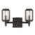Lauren Ralph Lauren by Visual Comfort Studio Flynn 2-Light Bath Vanity Sconce in Aged Iron For Sale