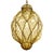 Modern Antique Venetian Citrine Glass and Wrought Iron Lantern, Circa 1920 For Sale - Image 3 of 9