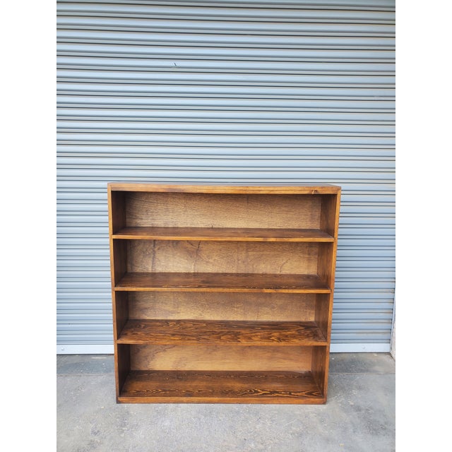 Vintage old solid wood bookcase that I believe is American Oak. Super nice, vintage bookshelf that is probably from the...