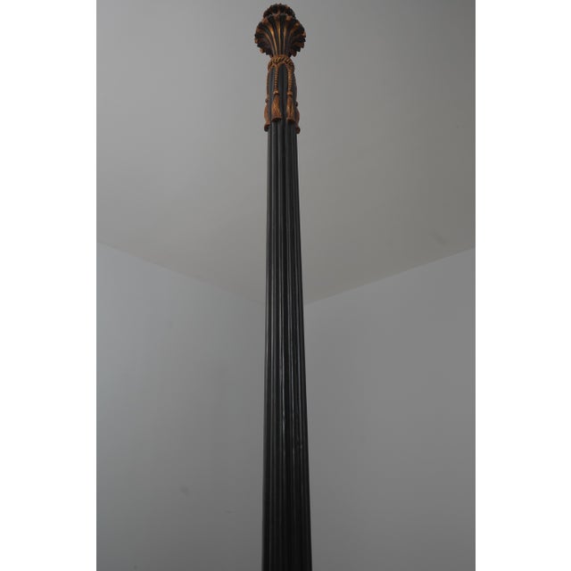 1990s Nancy Corzine King Size Poster Bed W. Tufted Headboard For Sale - Image 5 of 14