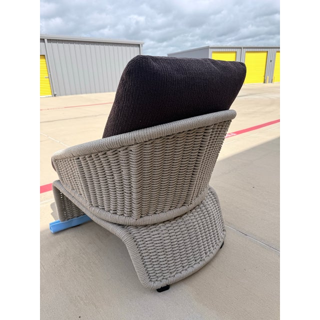 Modern Minotti Halley Outdoor Armchair For Sale - Image 3 of 10