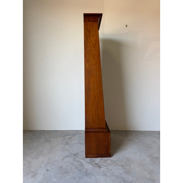 1980s 1980s Vintage Drexel Solid Wood Tall Bookshelf With Cabinet Storage/ Sold For Sale - Image 5 of 18