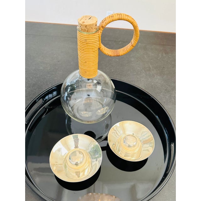 Art Deco Vintage Sterling Silver Modernist Wine Sommelier Tastevin -a Pair For Sale - Image 3 of 10