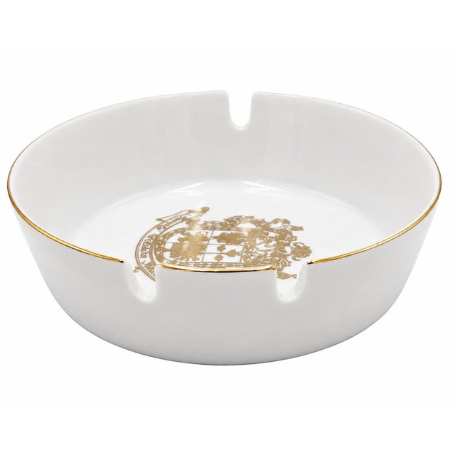 Vintage Beverly Wilshire Hotel Los Angeles Porcelain Ashtray For Sale - Image 4 of 10