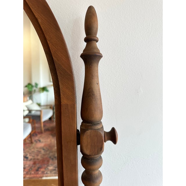 Rustic European Antique Wood Dresser With Mirror For Sale - Image 3 of 7