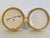 Vintage 1970s Italian Ceramic Oil & Vinegar Cruet Set W/ Lemons and Green Leaves, 3 PCS For Sale - Image 9 of 9