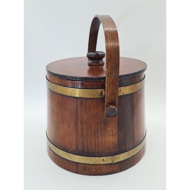 Wood Wooden Cookie Jar, Vermont, USA, 1960s For Sale - Image 7 of 12