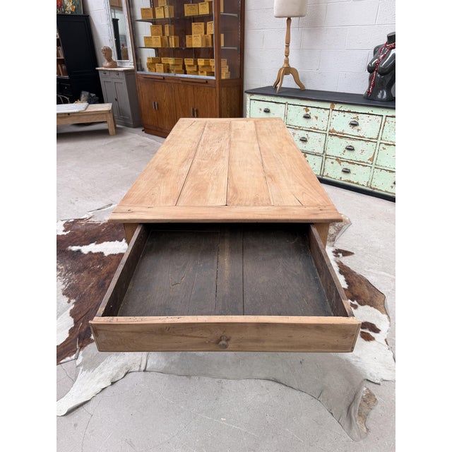 19th Century Country Table in Cherry Wood For Sale - Image 10 of 12