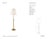 Suzanne Kasler by Visual Comfort Signature Wyatt Accent Lamp in Hand-Rubbed Antique Brass with Linen Shade Designer:...