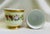 Vintage Hand-Painted Porcelain Cachepots, Floral With Gilt Rim - A Pair For Sale - Image 12 of 18