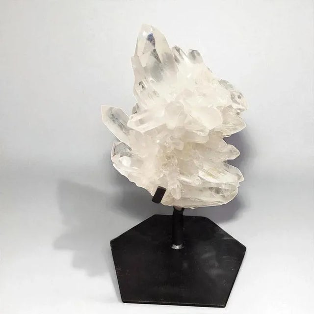 Monumental Natural Rock Crystal Cluster, Brazil, 1980 For Sale - Image 8 of 16