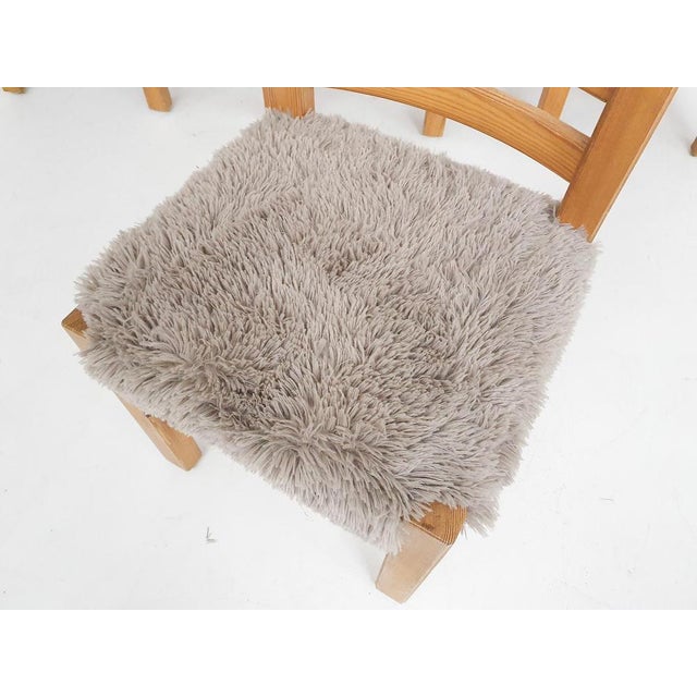 Pinewood Dining Chair in the style of Ate Van Apeldoorn, the Netherlands, 1970s, Set of 10 For Sale - Image 10 of 13