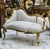 Baroque Baroque Style Tan Beige Sofa/Settee Gold Details For Sale - Image 3 of 4