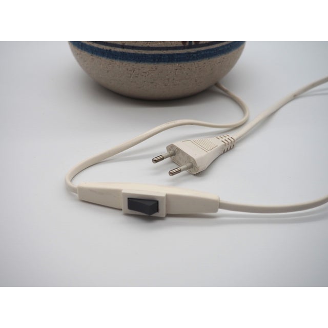 Vintage Ceramic Table Lamp by Noomi Backhausen for Söholm Keramik, Denmark, 1970s For Sale - Image 9 of 10