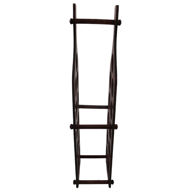 Don Shoemaker Vintage Bottle Shape Wine Rack Ca. 1970's Made in Usa For Sale - Image 4 of 9