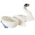 1980s 1980s Italian Hand-Painted Ceramic Swan Tureen & Centerpiece in Meissen Style by Chelsea House For Sale - Image 5 of 12