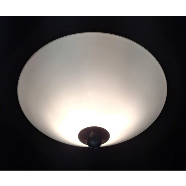 1960s Milky White Murano Flush Mount For Sale - Image 9 of 11