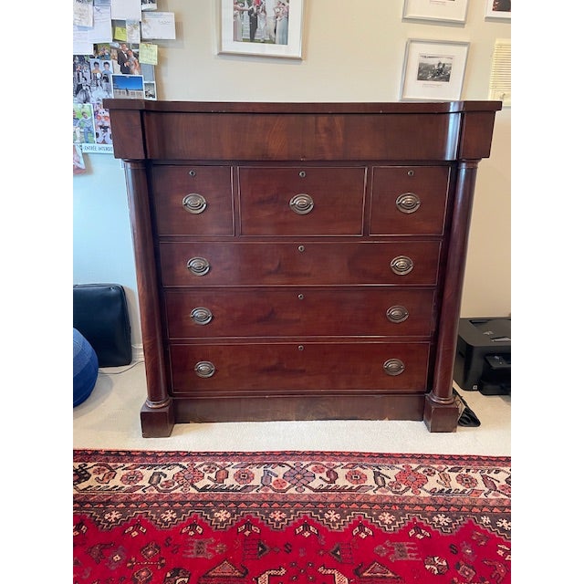 19th Century Mahogany English Butlers Chest For Sale - Image 12 of 12