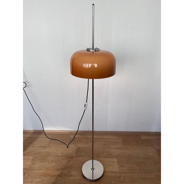 Good original condition - polished - two bulbs any wattage when led used - adjustable jr This piece is attributed to the...