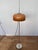Good original condition - polished - two bulbs any wattage when led used - adjustable jr This piece is attributed to the...