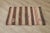 Rustic 1950s Southwestern Rustic & Primitive Striped Small Rug For Sale - Image 3 of 13