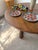 Brown Constructivist Round Table in Walnut, 1950s For Sale - Image 8 of 18