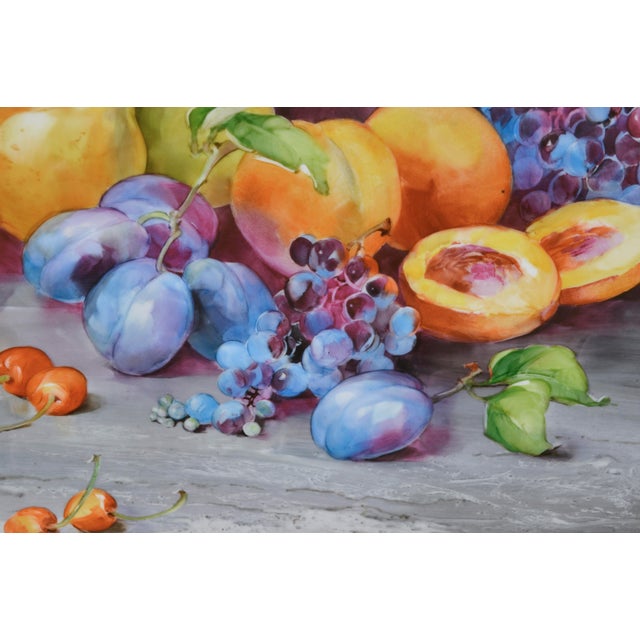 Abundant Harvest - Summer Fruit Still Life by Alzora Zaremba For Sale - Image 4 of 6