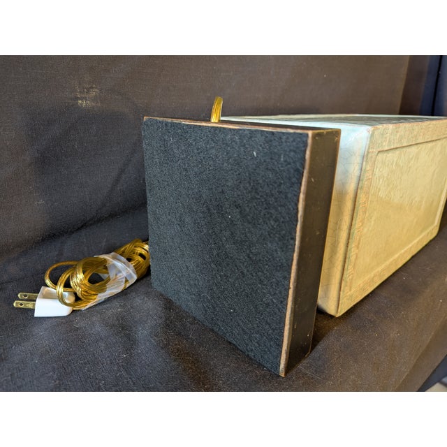 Late 20th Century Celadon Crackle-Glaze Lamp For Sale - Image 4 of 4