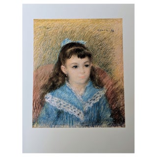 Pierre-Auguste Renoir, Portrait of a Girl, Lithograph For Sale