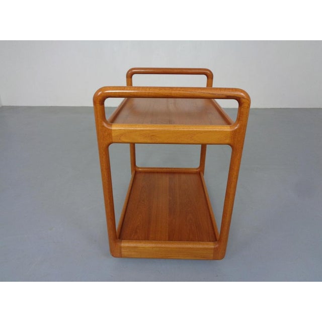 Teak Tea Cart by Cado, Denmark, 1970s For Sale - Image 6 of 15