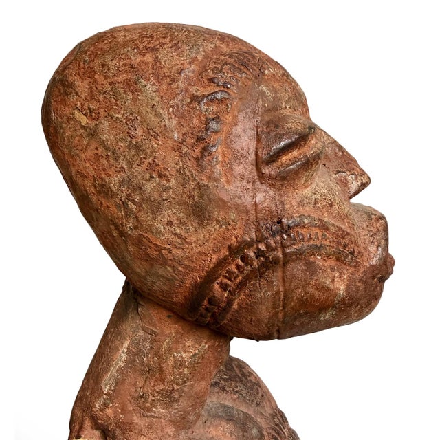 Antique Rare Bena Lulua Female Ancestor Figure For Sale - Image 12 of 13