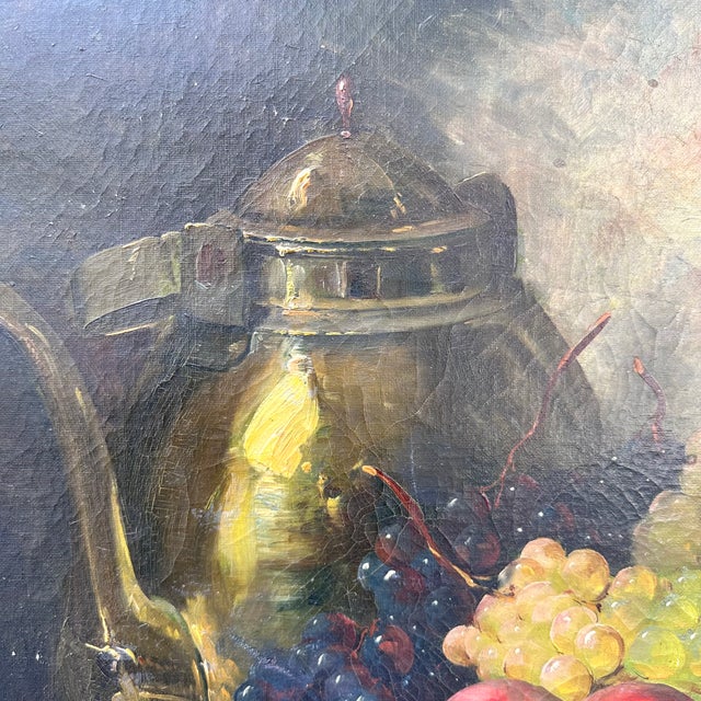 Alfred-Arthur Brunel De Neuville, Bodegón De Frutas, 1800s, Oil on Canvas For Sale - Image 7 of 18