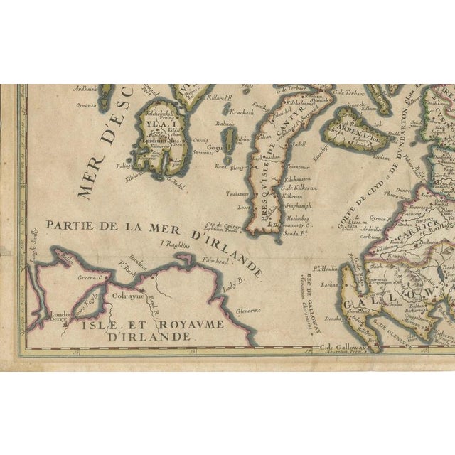 Antique Map of Scotland with Island Insets by Nolin and Coronelli, 1689 For Sale - Image 6 of 12