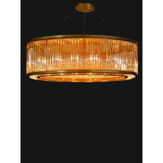 Contemporary Collection Labirinto Chandelier in Metal and Crystal by Jago For Sale - Image 3 of 13