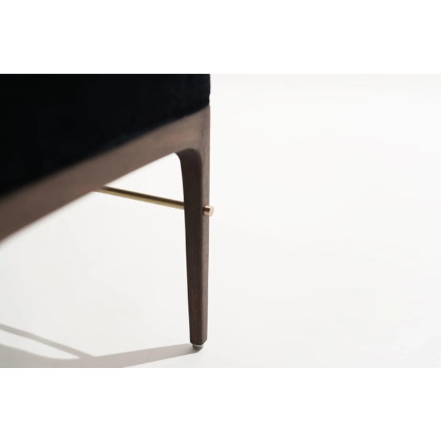 Linear Bench in Dark Wanut Series 60 by Stamford Modern For Sale - Image 11 of 12