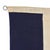 This vintage signal flag is fully sewn from a cotton cloth in navy blue and off-white. Please note staining and other wear...