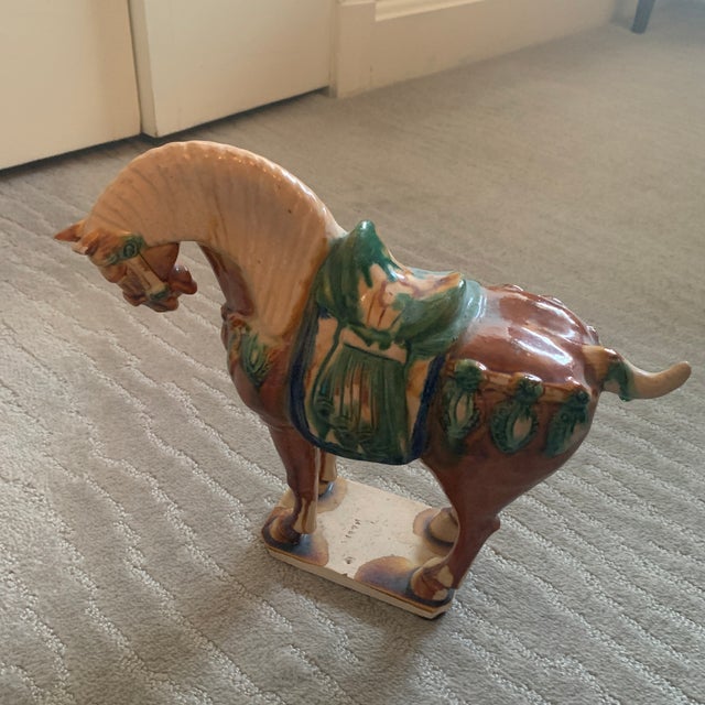 Tang-Style Chinese Ceramic Horse For Sale In Washington DC - Image 6 of 9