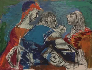 Josef Presser Three Figures