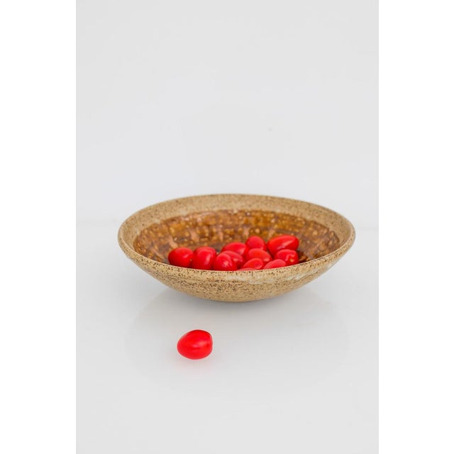 Mid-Century Modern Small Rustic Ceramic Bowl from Michael Andersen, Denmark, 1960s For Sale - Image 3 of 15