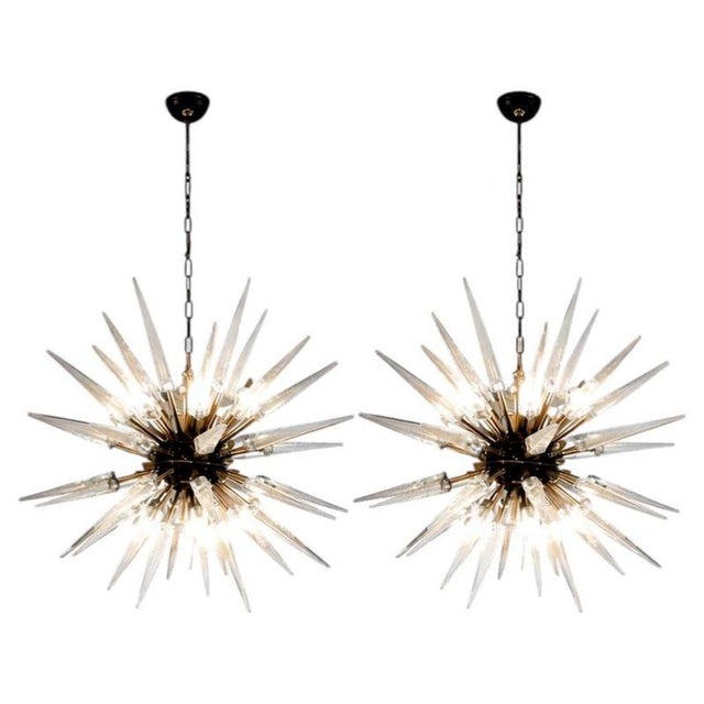 Murano Glass Sputnik Pendants, 1990, Set of 2 For Sale - Image 13 of 13
