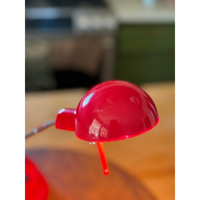 1990s 1990s Vintage Ikea Espressivo 77 Postmodern Telescopic Desk Lamp - Red For Sale - Image 5 of 10