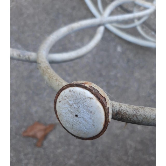 Elkins Style Metal Loop Chair Mid Century Garden For Sale In Fayetteville, AR - Image 6 of 12