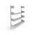 Mid-Century Model 606 Wall Shelf in Aluminium by Dieter Rams for Vitsoe For Sale - Image 4 of 7
