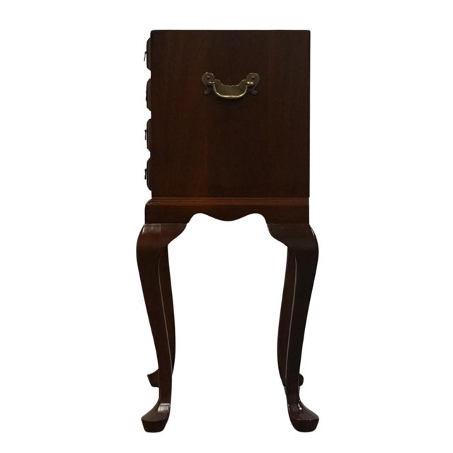 Hickory Chair Co. Solid Mahogany Traditional Style 26" Silver Chest For Sale - Image 9 of 11